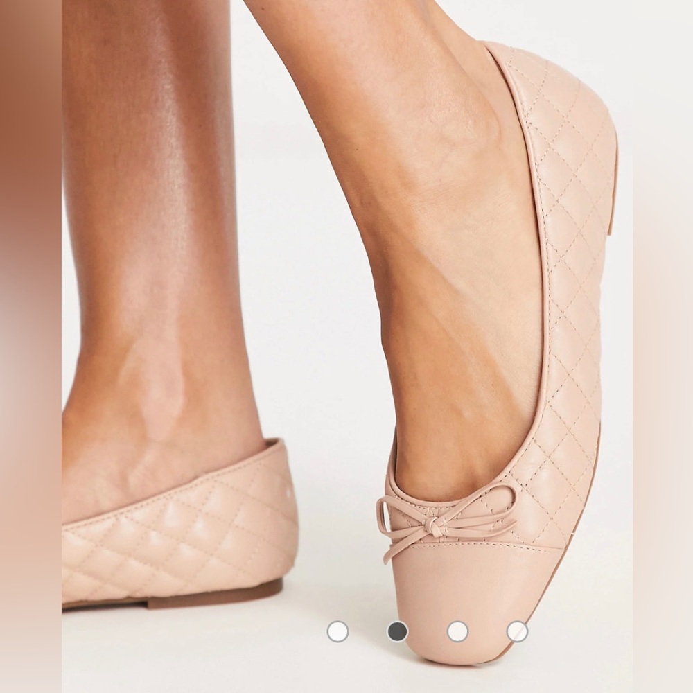 ALDO Braylynn Beige Ballerina Flats, size 8